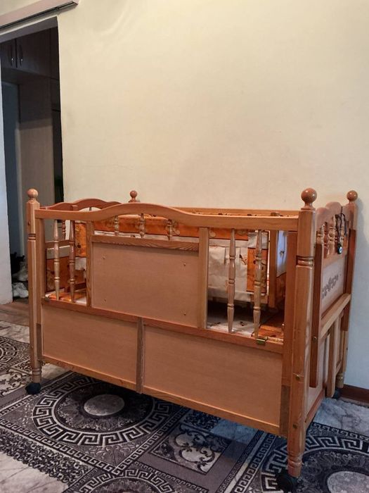 Детская кроватка трансформер, манеж