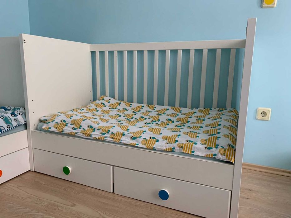 Stuva бебешко легло тип кошара, Икеа.