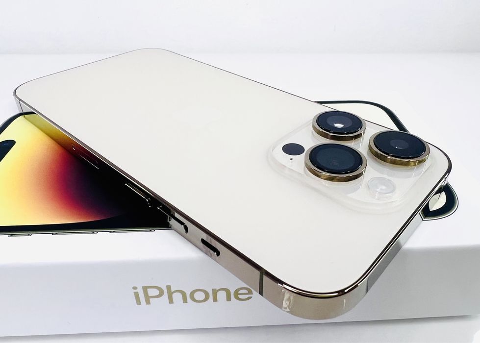 Apple iPhone 14 Pro 128GB Gold Перфектен! Гаранция!