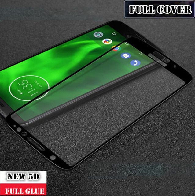 Folie sticla 9D FULL GLUE pt Motorola Moto G6 Play , G7 Play , G9 Play