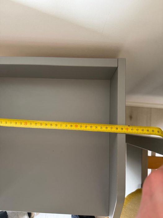 Noptieră IKEA Hemnes Gri cu Sertar – Stare Excelentă