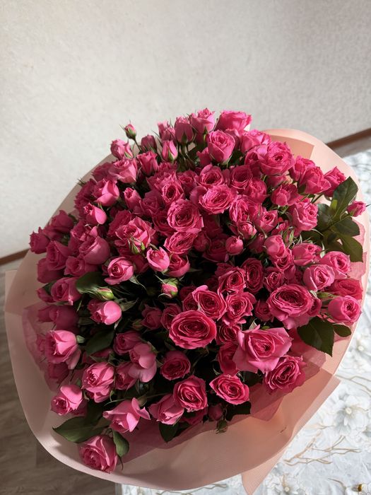Свежие цветы мини розы