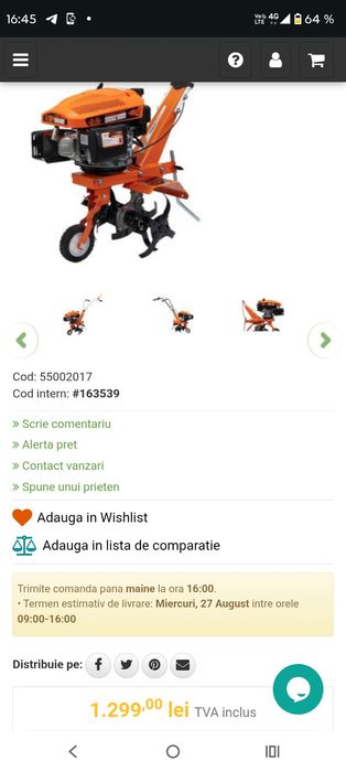 De vinzare moto cultor 5500Rs an stare de funcționare!