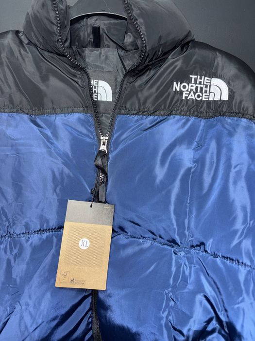Geacă XL The North Face albastru bleumarin negru neagra noua new never