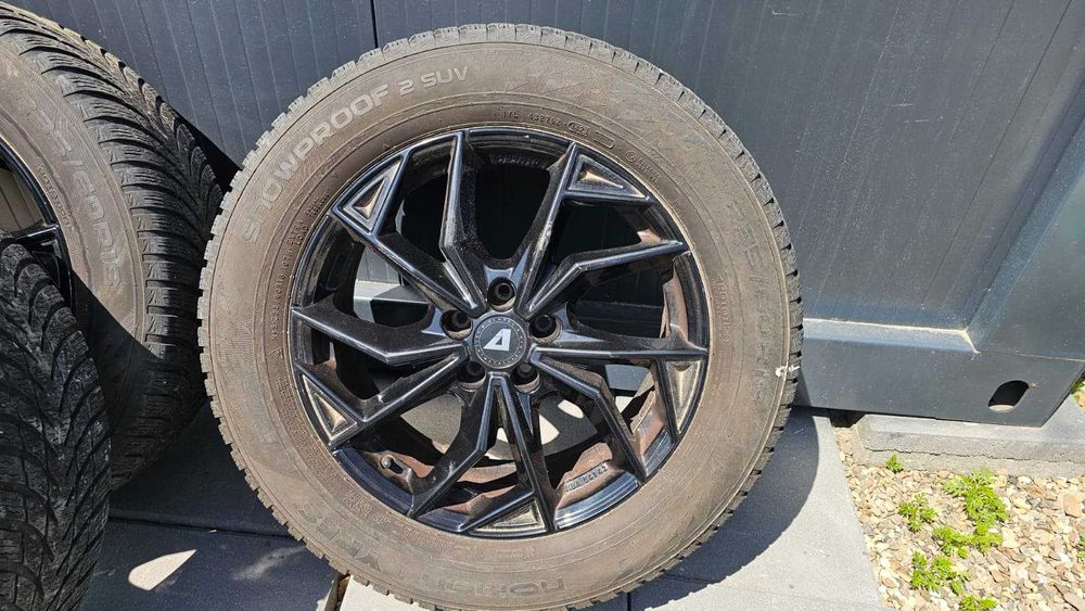 Jante Aliaj ALUTEC pt VOLVO XC60 + Cauciucuri M+S 235 / 60 / R18