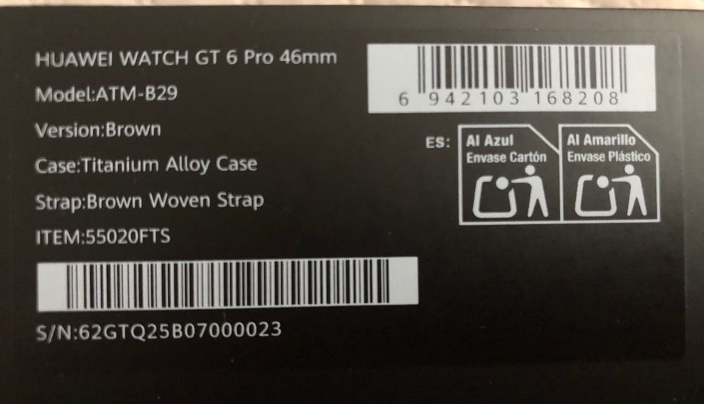 Продавам Huawei Watch GT 6 Pro