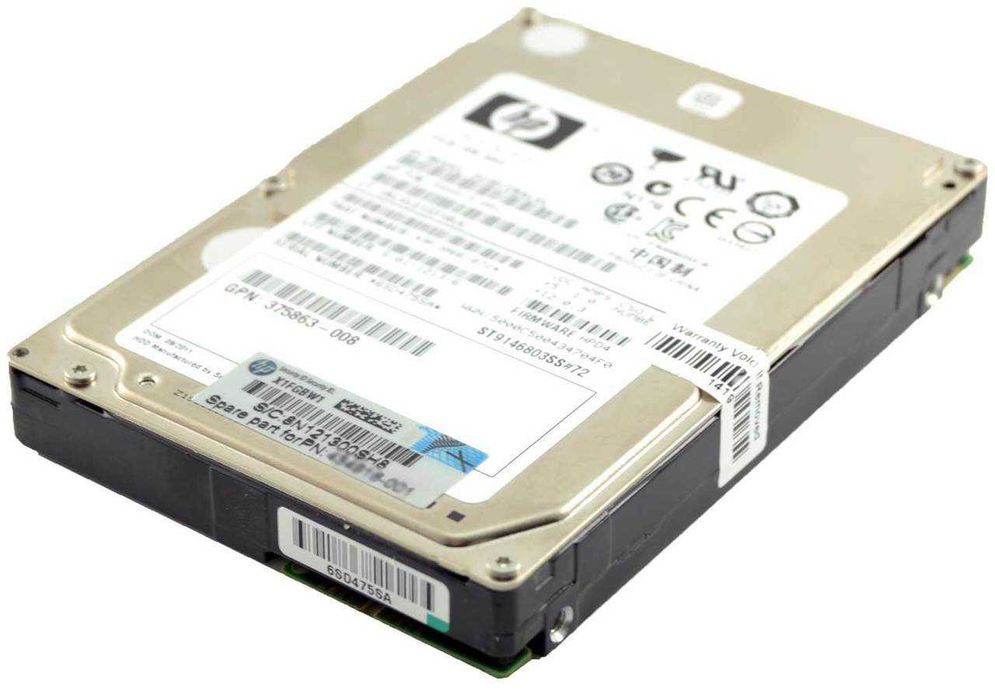 Жесткие диски 72GB до 1TB SAS HP 3.5"/2.5" С гарантией и документами