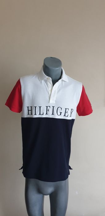 Tommy Hilfiger Colorblock Pique / XS НОВО! ОРИГИНАЛ! Мъжка Тениска!