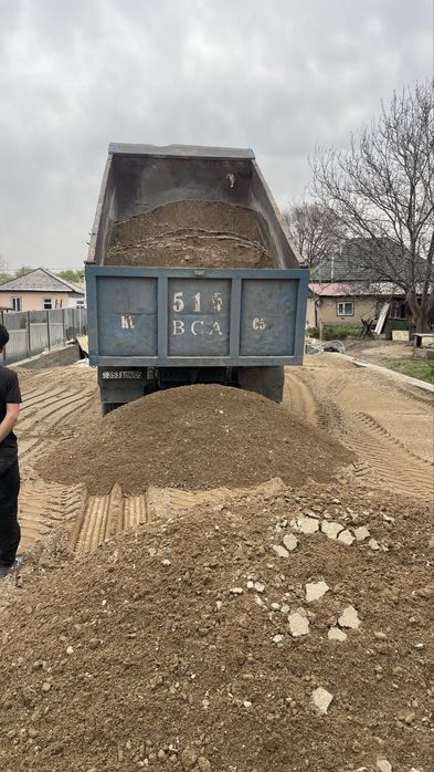 Доставка камаз пгс отсев сникерс щебень песок