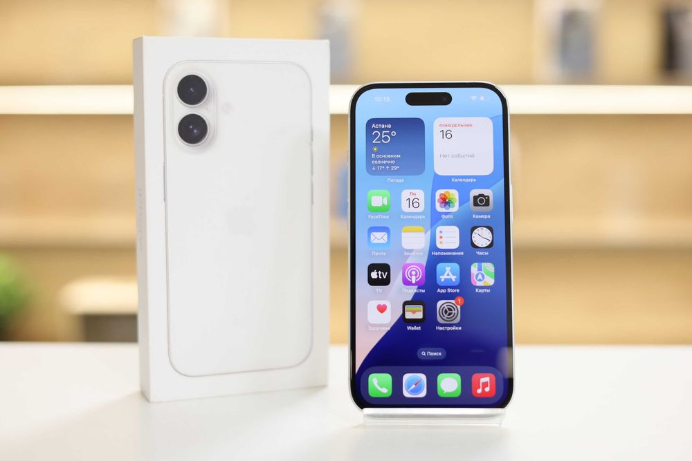 iPhone (айфон) 16 128gb 100%