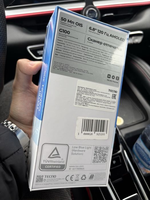 Tecno camon 128gb новый