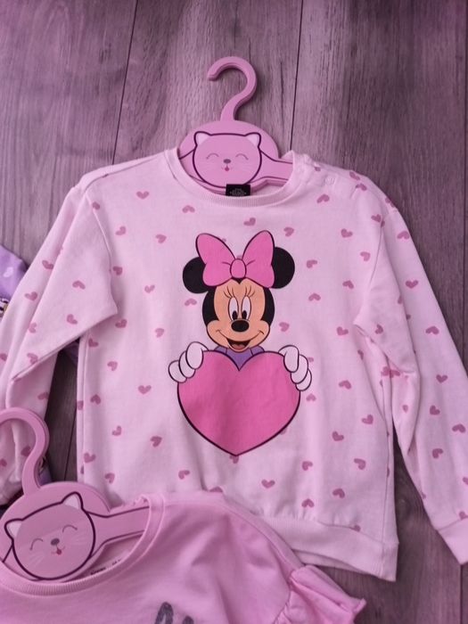 Lot bluze fete Barbie și Minnie 98