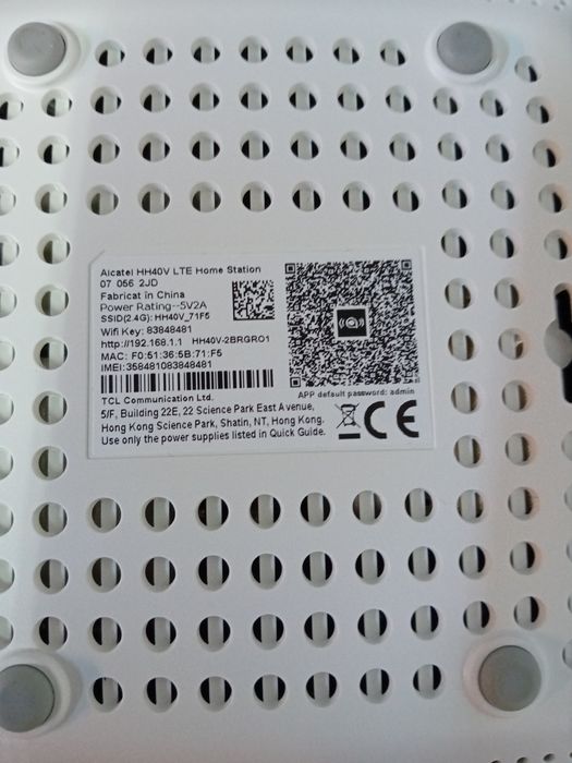 Router WIFI 4G Alcatel HH40V LTE