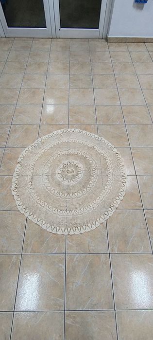 Покривки,карета и подложки плетени на една кука!