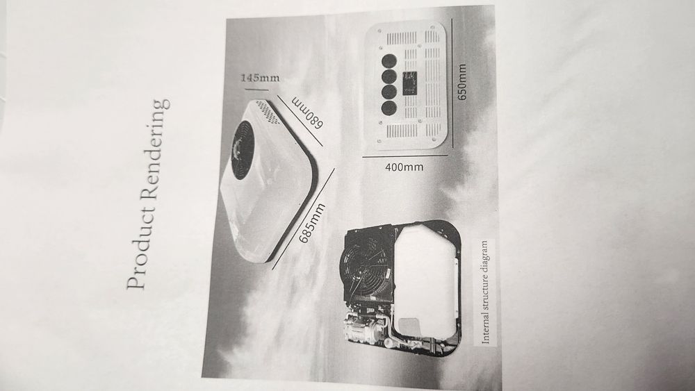 Климатик за таван, каравана-кемпер   1900лв