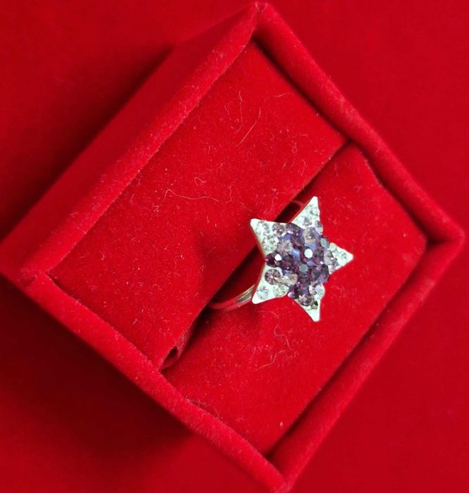 AG195,inel argint 925,nou/marcat, zirconii degrade, reducere 20%