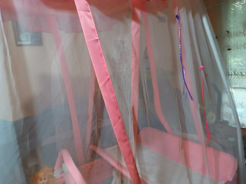 Детска кошара Lorelli Magic Sleep - Princess, розова