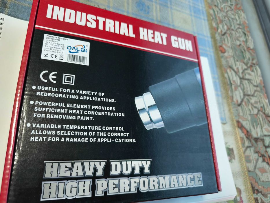 Pistol de aer cald 2000 W cu reglare temperatura
