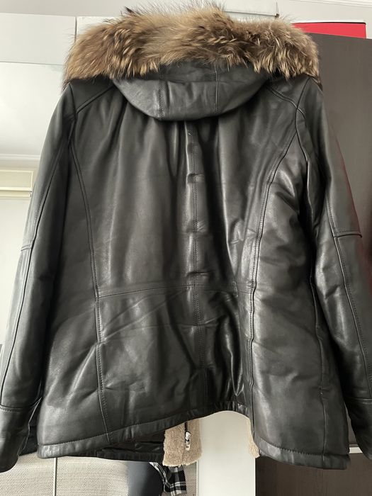 Кожено зимно яке