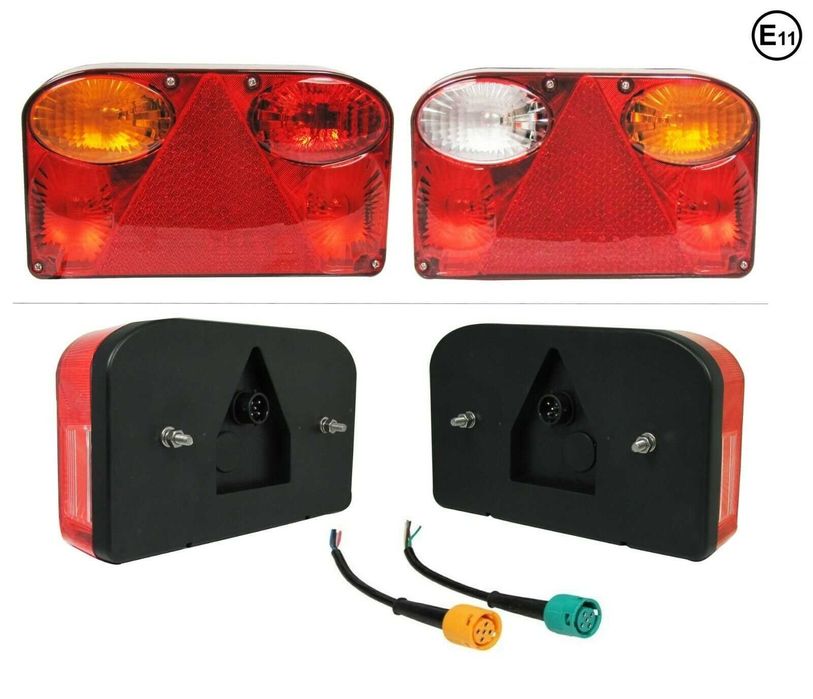 Комплект Стопове с крушки 12V или 24V За Ремарке Каравана Камион