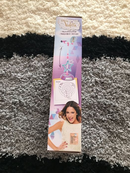 Microfon cu stativ Violetta