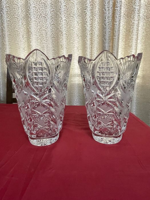 2 шт хрустальные вазы для цветов