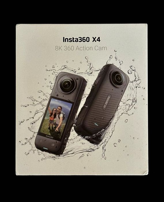 Insta360 X4 8K + допълнителна батерия + стик - КАТО НОВА