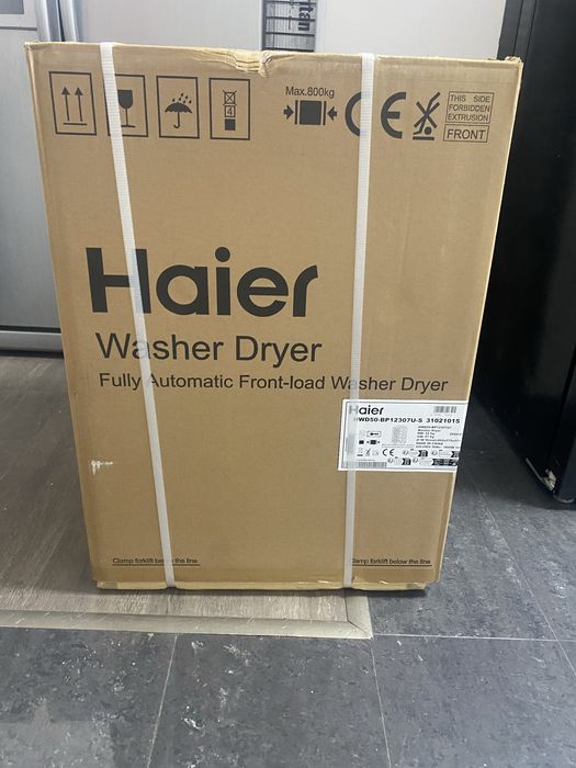 Мини пералня със сушилня Haier. HWD50-BP12307U1 5.0/2,5 kg.