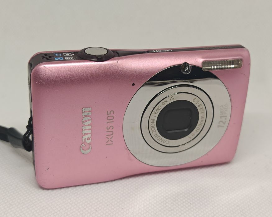 Canon IXUS 105 IS Pink – Culoare RARĂ, Y2K Digicam Vibes