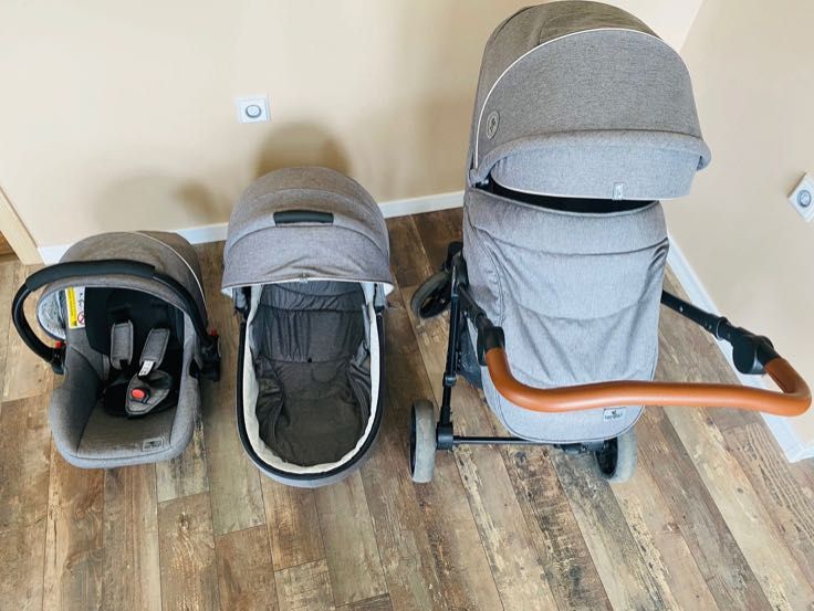 Бебешка количка Lorelli CRYSTA 3в1 + чанта БЕЗ СЛЕДИ ОТ ПОЛЗВАНЕ!