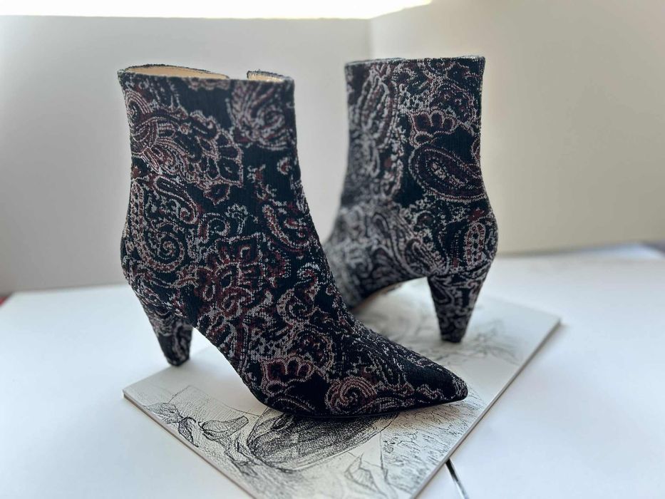 Боти Pinko, текстил и естествена кожа