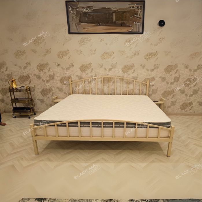 Металлическая кровать ANDALUS | Двуспальная лофт крават, Temir karavat