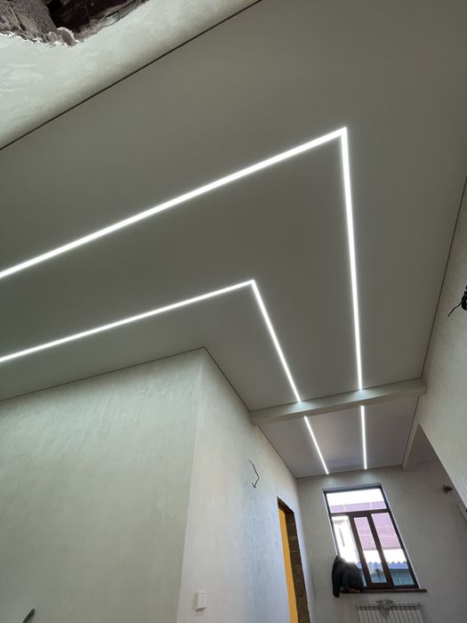 Натяжные потолки под ключ