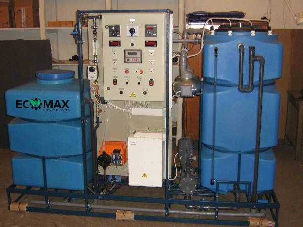 Станция производства и дозирования хлора гипохлорита натрия