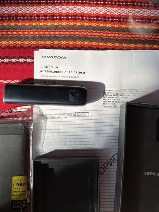 Samsung Galaxy S25 Ultra Titanium Black 512/12GB Гаранция! Като Нов!