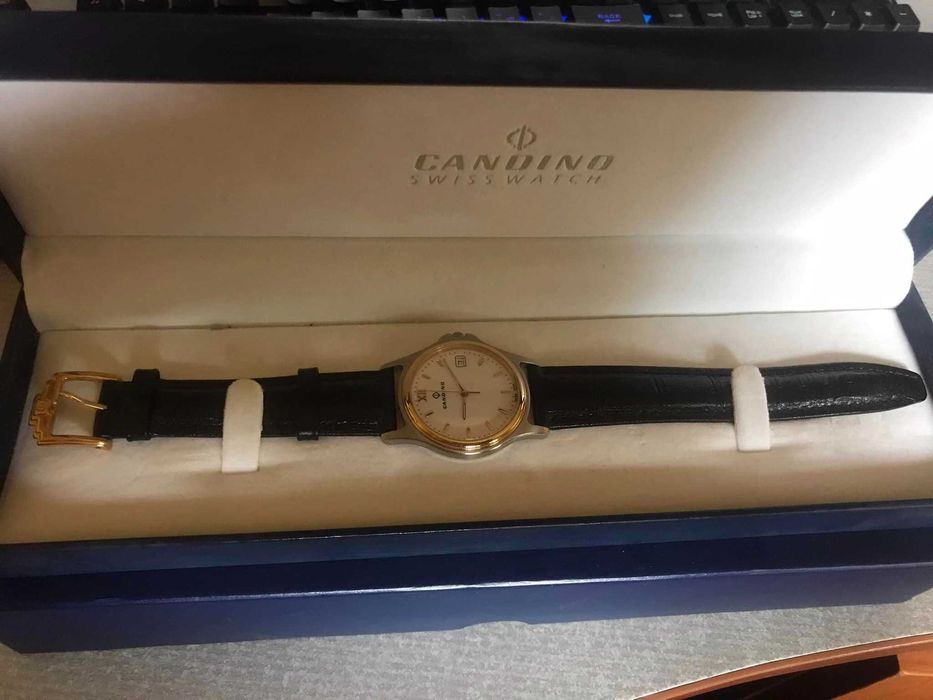 Ceas original/nou-Candino swiss /quartz, plat