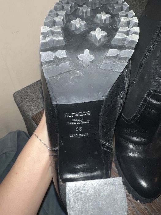 Сапоги кожанные 38 размер