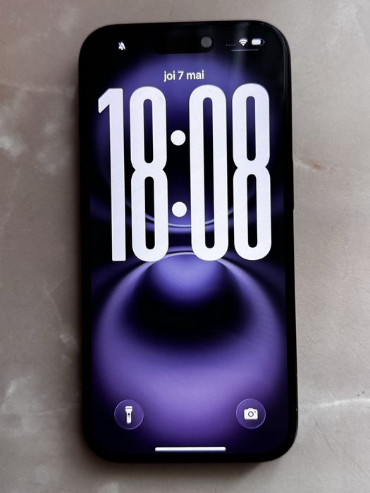 iPhone 16 256GB Negru, Stare Excelentă, 91%