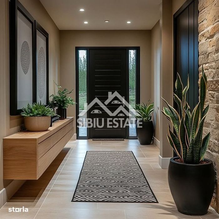 Casa un nivel cu mansarda, teren 500mp NOU