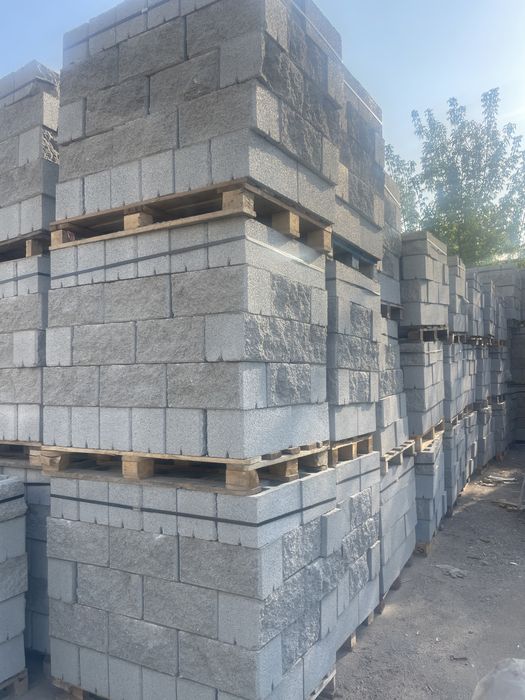 Рванные кирпич  Сплитерные блоки тумбы брусчатка плитка