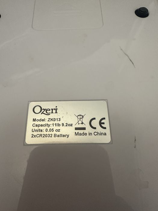 Электронные кухонные весы ozeri