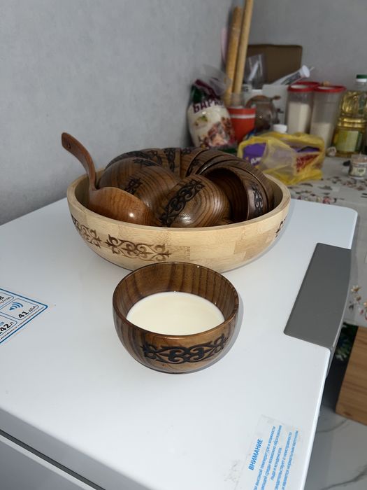 Набор для кумыса. Сорпага арналган набор.