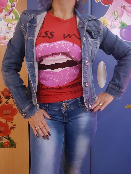 Blugi+tricou +geaca, toate 3 la doar 45 lei