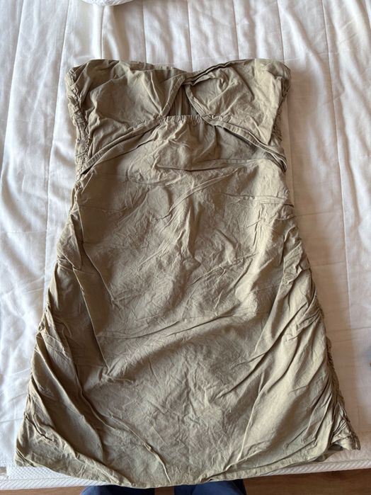 Мини черна рокля на цветя H&M + подарък