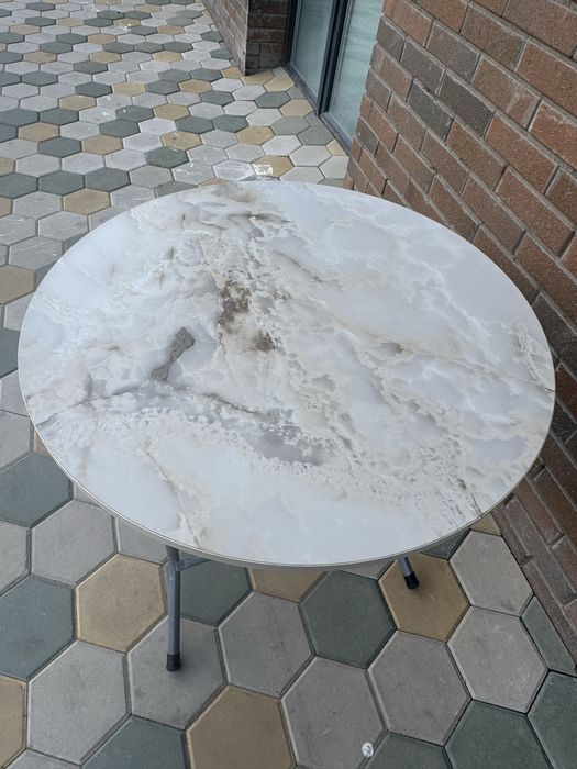 Стол круглый, складной