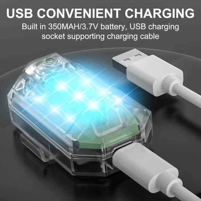 REDUCERE =  led stroboscoc pentru mașină Motocicletă Bicicletă Scuter