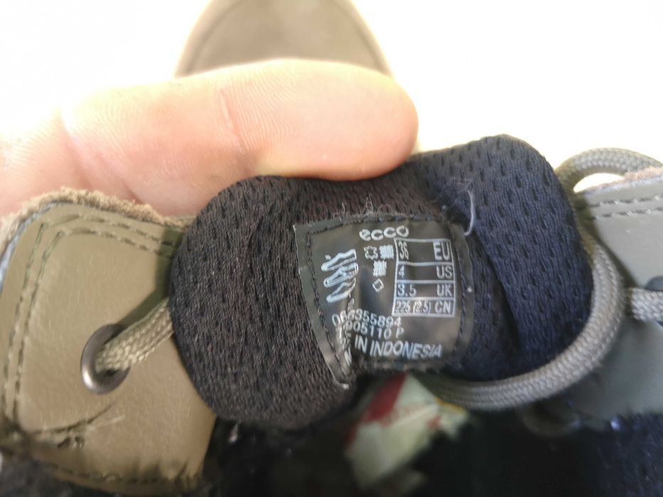 Ghete dama copii 35 36 bocanci piele naturala imblaniti  ECCO-  ca NOI