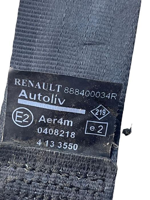 Centura De Siguranta Dreapta Spate Renault Fluence L30_ 2010 -> 888400034R