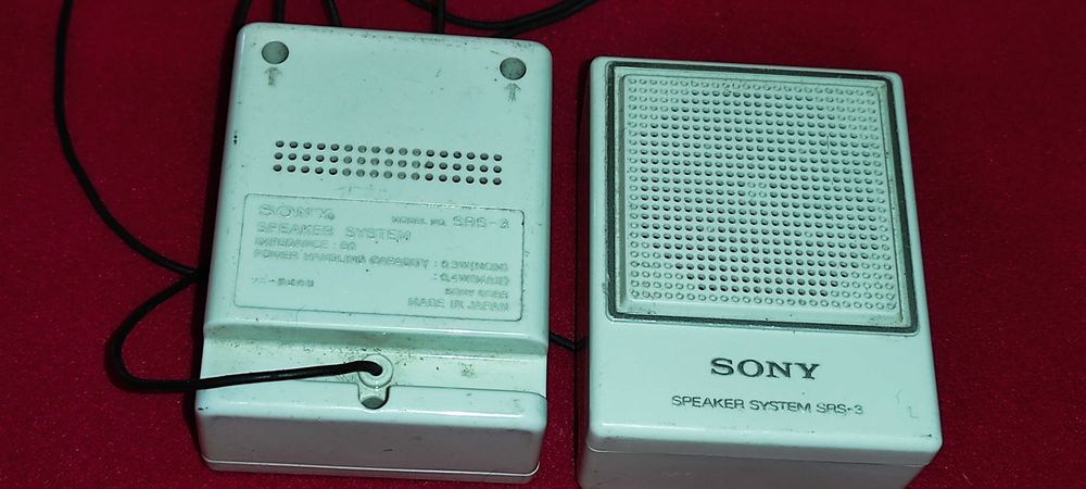 2 Mini Boxe SONY model srs 3- 8 ohm. / japan