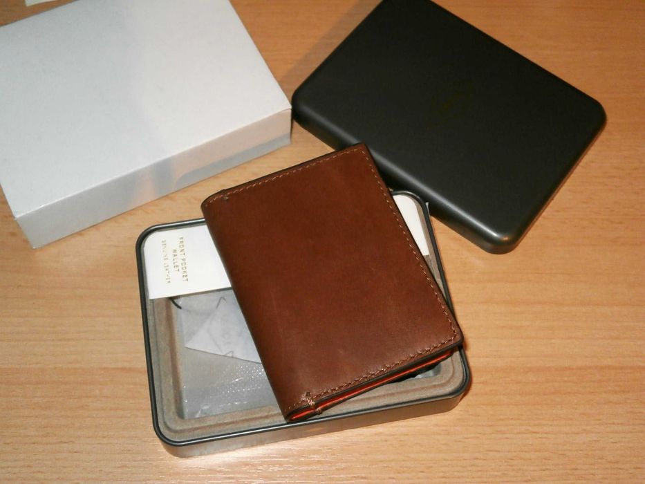 Portofel Fossil Gus Front Pocket Wallet Medium Brown, piele, nou